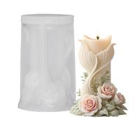 Stampo per Candelina | Stampo 3D a Forma di Coda di e per Resina | per Gesso e Cemento | Per Principianti Insegnanti Artigiani Hobbisti Creativi Fai da Te Eventi Festività Home Decor