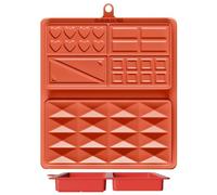 Stampo per caramelle in silicone per spezzare gli stampi al cioccolato, stampo per barrette di cioccolato | Stampo per dolci antiaderente | Stampo quadrato in silicone riutilizzabile per amici