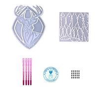 Stampo Per Carillon Con Piume Cervo Stampi In Resina Epossidica Siliconica Ciondolo Fai Da Te Creazione Gioielli Decorazioni La Casa Stampi Appendere A Parete