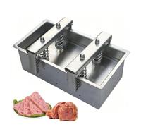 Stampo per carne di prosciutto, 1-5 kg, in acciaio inox, con piastra di base rimovibile e molla ad alta coppia, grande capacità, pressa per prosciutto fatto in casa, facile da pulire, per maiale