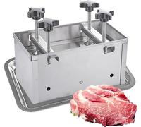 Stampo per carne resistente in acciaio inossidabile 304, per uso alimentare, per prosciutto, polpettone, terrina per cucinare, adatto al congelatore, per ripieno (B2,4 kg)