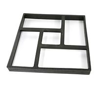 Stampo per Cemento, Stampi per Pietra FAI DA TE Plastic Pavement Brick Concrete Stepping Steping Steping Muffa for pavimentazione stradali(40X40cm)