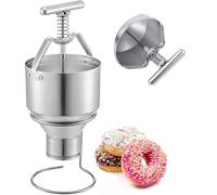 Stampo per ciambelle con supporto, tramoggia regolabile per formare ciambelle uniformi e erogare pastella