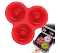 Stampo per ciambelle in silicone | stampo in silicone resistente al calore | per friggitrice senza olio e cottura | per preparare la colazione, bagel, torte, snack, cucina, feste