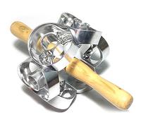 Stampo per ciambelle, robusto tagliapasta in acciaio, teglia per biscotti, stampo per ciambelle, taglierina per dessert, utensili da cucina per negozi di dessert