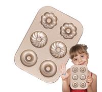 Stampo Per Ciambelle | Vassoio Da Cucina Con Rivestimento Antiaderente | Stampo Per Torta A Forma Di Ciambella | Per La Preparazione Della Colazione, La Realizzazione Di Dessert E Per Le Feste