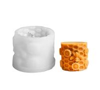 Stampo per cilindro in silicone - Stampo per sapone al miele, stampos candale 3D, kit per fusione di fondente in resina | stamp da forno a rilascio facile, strumento per decorare la casa, fornitur