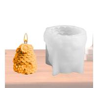 Stampo per cilindro per api al miele, resina a pettine di miele, stampo per candele 3D, per sapone a cilindro, rilascio rapido, decorazione per la casa, per fondente e cottura