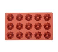 Stampo per cioccolatini - 1 stampo in silicone per cioccolatini a 15 cavità | Stampo per biscotti a forma di cavità, stampo per caramelle, torte piccole in silicone vecchio, mousse vecchio, vassoio da