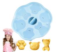 Stampo per cioccolatini - per la fabbricazione di per vassoio da forno con 6 cavità, per fondente orso,per dolci biscotti decorazione toppers per cupcake fatti in casa e