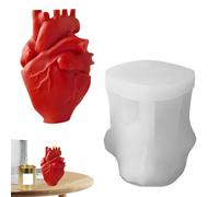 Stampo Per Cioccolato A Forma Di Cuore Umano 3D - Manufatti A Mano Stampi 3D Cuore Per Resina Epossidica | Accessorio Multiuso Per Creazioni In Cera Cemento Resina Dolci Sapone Cioccolato Cupcake