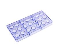 Stampo per cioccolato a forma di gemme robuste uniche a 21 cavità a forma di gemme per cioccolato per progetti creativi di cottura e pasticceria