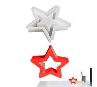 Stampo per Cioccolato a Stella Formine per con Rilascio Rapido | Stampini in Silicone per le Feste Natalizie per la Creazione di Caramelle, Alberi, Cottura, Decorazioni, Sapone, Torta per S