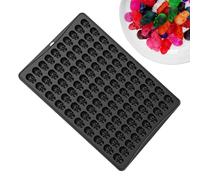 Stampo per cioccolato con teschio, stampi in silicone con teschio di gomma - Stampi antiaderenti per caramelle di Halloween Stampi in silicone a forma di teschio 100 cavità per gommose, caramelle