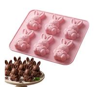 Stampo per cioccolato coniglietto 6 Cavità 3D per Mestieri Conigli