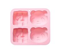 Stampo per cioccolato fondente a forma di panda in silicone per pasticceria strumento di cottura torta per dolci per cottura gelatina fondente stampi in silicone natalizio per decorazione torte