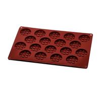 Stampo per cioccolato in silicone, stampi per caramelle al cioccolato | Stampi per cioccolato a 18 griglie per waffle | Utensili per cuocere biscotti riutilizzabili, stampo per gelatina, stampo per