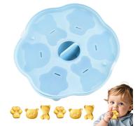Stampo Per Cioccolato Orso, Forme In Silicone Con 6 Cavità A Rilascio Facile, Forma Per Torta Fondant, Per Fondant Caramelle Biscotti Decorazione Topper Per Cupcake Argilla Resina Epossidica Pasta Di