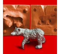 Stampo per colata dello stagno Orso a quattro zampe - stampo in silicone resistente al calore - richiede circa 55g di stagno puro