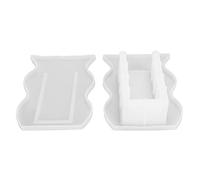 Stampo per Colata in Resina per Vasi, Stampo Flessibile in Silicone a Forma D'onda Fai-da-te per Stampo in Resina Epossidica Fatto a Mano, Liscio e Facile da Pulire, Adatto per