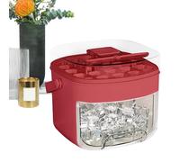 Stampo per congelatore, stampo per cubetti di ghiaccio, facile rilascio, con manico e coperchio, per feste, vita quotidiana, picnic, campeggio