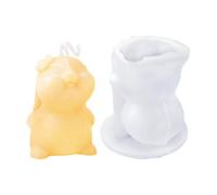 Stampo per conigli di Pasqua 3D adorabile in silicone decorativo | Stampo a forma di coniglio - per il Ringraziamento Festa di Compleanno Ufficio Casa Camera Da Tavolo Scuola Dormitorio