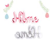 Stampo per conigli pasquali - Lettera di sapone per la casa | Stampo in cemento inglese per resina epossidica Craft Home Decor