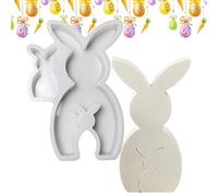 Stampo Per Coniglietti Pasquali In Resina - Centrotavola Artistico In Cemento E Gesso,Stampo Per Colata Resina Epossidica - Per Tavolo Centrotavola Casa Festa Matrimonio