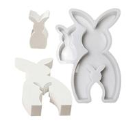 Stampo Per Coniglietti Pasquali In Resina | Stampo Per Decorazione In Cemento E Gesso | per Creazioni,per Decorazioni per la Casa e Feste di Natale Compleanno Matrimonio e Cena