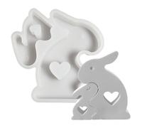 Stampo per Coniglietto Pasquale in Resina,Forma in Silicone per Colata e Stampaggio | Stampo Per Decorazioni Da Tavola - Per Organizzatori Eventi Insegnanti Arte Appassionati Fai