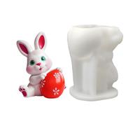 Stampo Per Coniglietto Per Uova Di Pasqua - 6,8 * 5,5 * 8,7 Cm In Resina Pasquale, Stampo Portatile Per Realizzare Per Conigli | Strumento Riutilizzabile Resistente Al Calore Per Uova Di Co