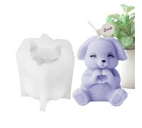 Stampo per coniglio - Stampo per stampaggio in resina siliconica | Forma di candela di coniglio 3D, strumento di forma artigianale in resina epossidica, design creativo a rilascio facile, produttore