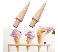 Stampo per Cono Gelato in Legno - Rullo Waffle Fai Da Te