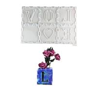 Stampo Per Contenitore Stoccaggio Delle Lettere D'amore Stampo Silicone Resistente Per La Decorazione Del Matrimonio Decorativo Decorativo