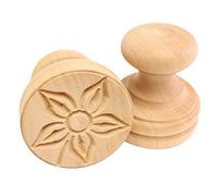 Stampo per corzetti con stella alpina e fondo decorato Cod. C5100 stella alpina