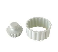 Stampo per crostata a forma di fiore, multiuso, per cuocere le uova, A | Stampo per crostata di uova da pasticceria, facile da usare, pulito, regalo con rivestimento antiaderente