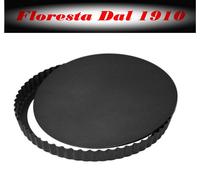 Stampo Crostata Ø Cm 32 H 2,5 Festonato Fondo Mobile Antiaderente Paderno - BM119385