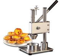 Stampo per crostate in acciaio inox, pressa manuale per cottura antiaderente, perfetta per crostate, muffin e mini torte, ideale per panetterie e uso domestico