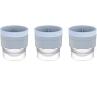 Stampo per cubetti di ghiaccio, 3 stampi rotondi per cubetti di ghiaccio, stampo in silicone riutilizzabile per cubetti di ghiaccio rotondi fai da te, per whisky, cocktail, bourbon, facile da sformare