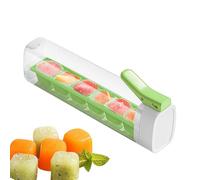 Stampo per cubetti di ghiaccio, 6 scomparti, a prova di perdite e senza contatto, per stampi a cubetti, per bevande come succhi di frutta, latte o whisky in frigorifero, per casa, appartamento