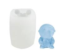 Stampo per cubetti di ghiaccio a forma di astronauta Stampo in silicone per uso alimentare Vassoio per ghiaccio Accessori per bevande Ghiaccioli che fanno strumento per uso domestico Decorazione per
