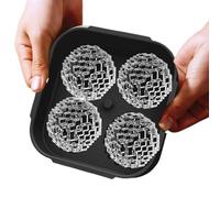 Stampo per cubetti di ghiaccio a forma di palla da golf per whisky | Stampo in silicone per congelatore a 4 forme di golf,Stampo per cubetti di ghiaccio 3D, per cocktail Tequila Vodka succo di frutta