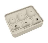 Stampo per cubetti di ghiaccio a forma di plug anale in silicone con coperchio, per torte fai da te, cioccolatini, caramelle, cubetti di ghiaccio, per scherzi, fai da te, per feste (marrone)