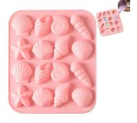 Stampo per cubetti di ghiaccio a forma di stella marina, in silicone, per bevande e dessert