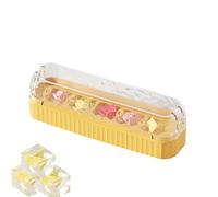 Stampo per cubetti di ghiaccio, a prova di perdite, grande capacità, con coperchio, per congelatore, per whisky, cocktail, vino, raffreddamento, casa, campeggio, picnic, ristorante