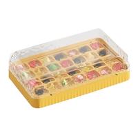 Stampo per cubetti di ghiaccio, a prova di perdite, grande capacità, con coperchio, per il congelatore, per whisky, bourbon, vino, vacanze, campeggio, casa, ristorante
