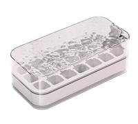 Stampo per cubetti di ghiaccio - Ciotole per congelatore, silicone di qualità alimentare, ciotola per ghiaccio pressa con scritta in lingua tedesca