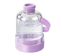 Stampo per Cubetti di Ghiaccio con Coperchio | 400 ml 2 in 1 Portatile Riutilizzabile,Ideale per Spiaggia, Picnic, Campeggio, Ufficio, Palestra,Per Succo Whiskey Cold Brew Bevande Fredde Outdoor Pales