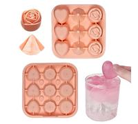 Stampo per cubetti di ghiaccio con coperchio, 9 scomparti, facile da staccare e riutilizzare, per whisky, cocktail, acqua gassata, succhi di soda, limonata, feste, piscina, cucina, vita quotidiana