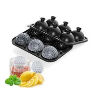 Stampo per cubetti di ghiaccio con coperchio a imbuto 2,2 in Funny Shaped Round Golf Ice Cube Tray per Gin Tonic Cocktails Whiskey, Golf Gifts Ice Ball Maker